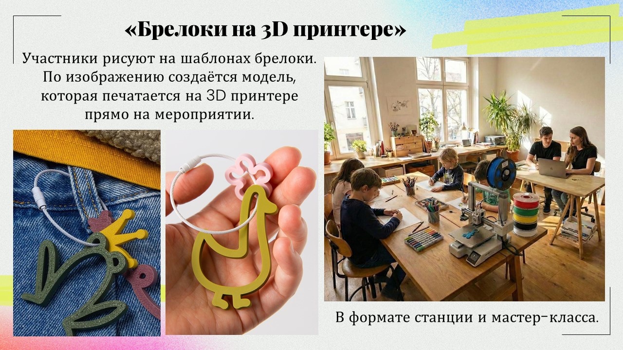 Презентация: Брелоки на 3Д принтере