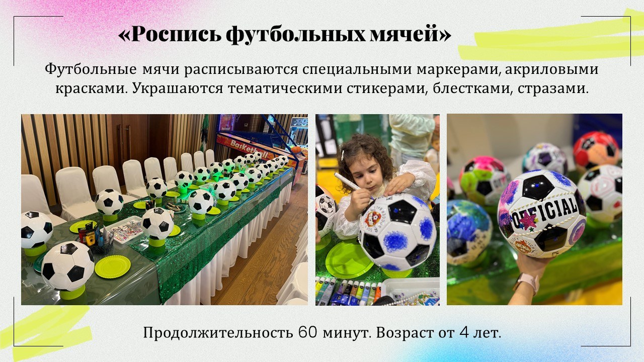 Презентация: Роспись футбольных мячей
